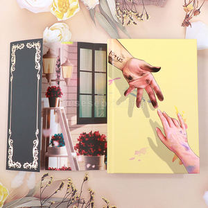 Custom Luxury Hardcover <b>Book</b> Printing with Sprayed Stenciled Edges and Slipcase Case Bound Fiction <b>Book</b> Printing Services - Product Image 4