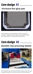 Automatic MDF Production Edge Sealer Curved Straight Boards Polisher Corner Trimming Cleaning Gluing Buffing Motor Scraping - Product Image 4