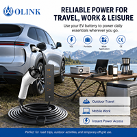 Adaptateur de décharge OLINK J1772 V2L, déchargeur EV avec multiprise US 15A 110V, station d'alimentation mobile pour le camping en plein air et les voyages routiers