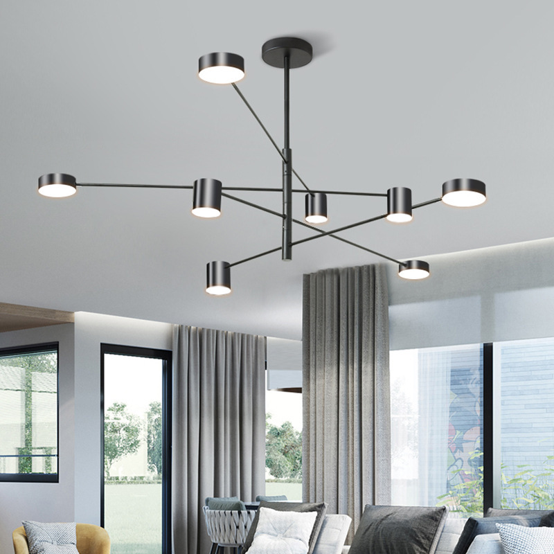 Nordic Restaurant Luxury Gold Villa Pendant