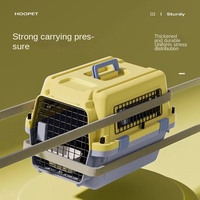Transportín para Mascotas de Material PP Aprobado por Aerolíneas, para Gatos y Perros, Jaula Portátil Segura para Automóvil con Capacidad Superior a 7 kg, Carga Superior para Viajes