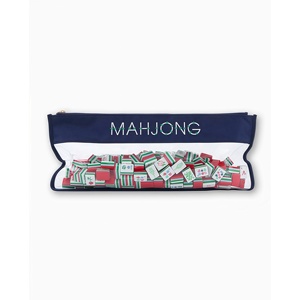 Fichas de Mahjong Americanas Rojas, Acrílicas de 4 Capas, Grabadas, 160 Piezas, Juego de Regalo - Product Image 6