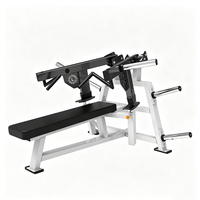 WENDY Équipement de fitness commercial, Machine de musculation à charge de plaques pour press de poitrine couché, Banc de musculation plat pour press de poitrine