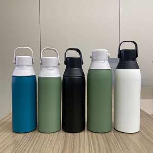 DD4047 Logo personnalisé 500ml/750ml Bouteille isotherme à double paroi en acier inoxydable 304, sans BPA, isolation sous vide 12-24h, petite ouverture - Product Image 1