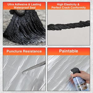 Fabricante de Cinta Asfáltica Autoadhesiva, Proveedor de Membrana Impermeable para Techos, Construcción y Protección de Edificios, OEM - Product Image 4