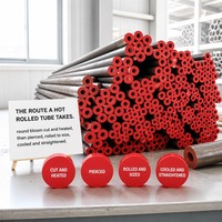 Tuyau en acier sans soudure laminé à chaud de 28 mm à 1220 mm de diamètre extérieur, paroi de 3 mm à 200 mm ±0,5 mm, tube en acier au carbone et allié