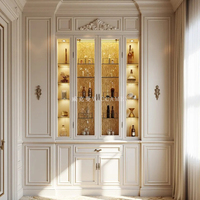 Meubles de cuisine modulaires en bois massif écologiques personnalisés, garantie 5 ans, buffet intégré mural, villa, maison entière