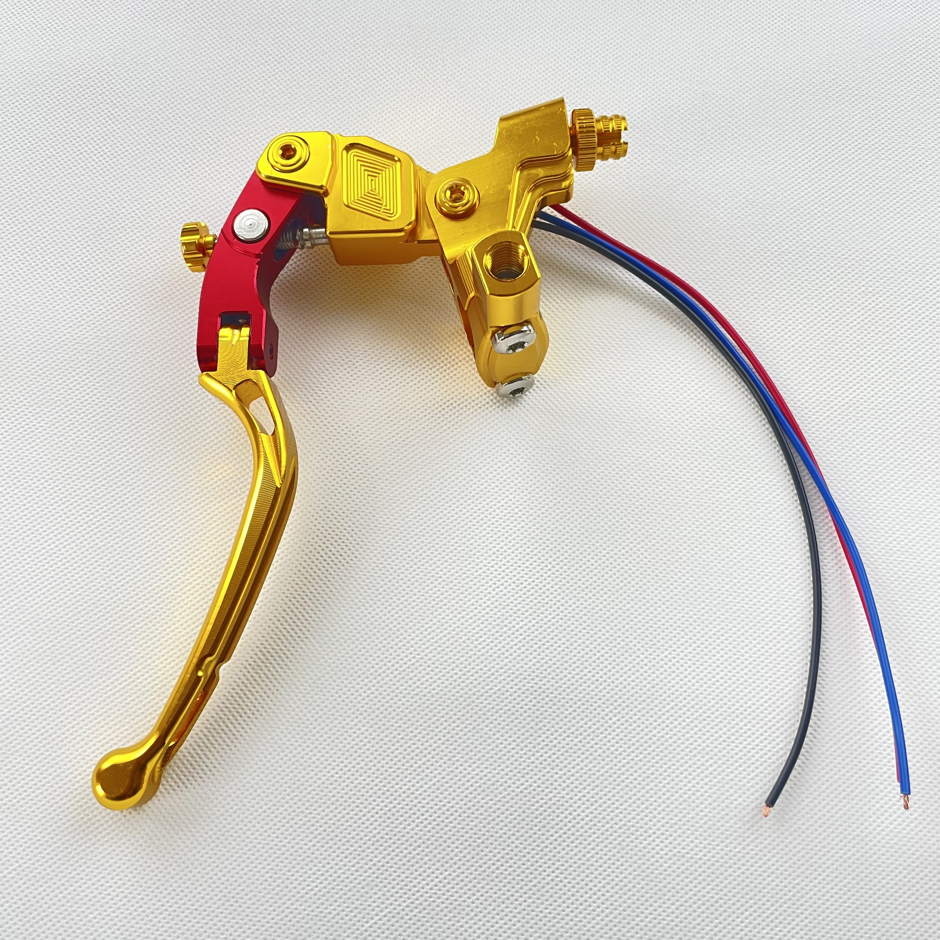 Мотоцикл гидравлический тормоз главный цилиндр насос правый рычаг CNC алюминий универсальный 22 мм анодированный Цвет 17,5 мм гоночный мотоцикл