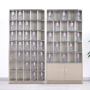 Gabinete para Vasos de Agua de Acero Inoxidable 304 Hengjiang, Almacenamiento de Oficina con Cerradura, Tamaño Personalizable - Product Image 3