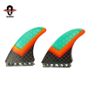 Aletas dobles verticales de alto rendimiento, doble Pestaña de panal de abeja/aletas de <span class=keywords><strong>Surf</strong></span> individuales, aletas de tabla de <span class=keywords><strong>Surf</strong></span> de carbono - Product Image 2