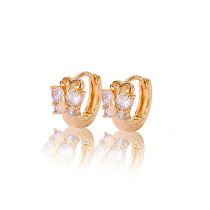Boucles d'oreilles papillon en zircon AAA+ tendance de CM <span class=keywords><strong>YIM</strong></span> Jewelry pour mariages et fiançailles – Le bijou préféré des femmes - Product Image 1
