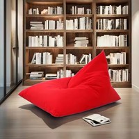 Fauteuil paresseux moderne de style européen, pouf avec housse amovible, design réglable pour salon, en velours côtelé, mobilier pour enfants et maison