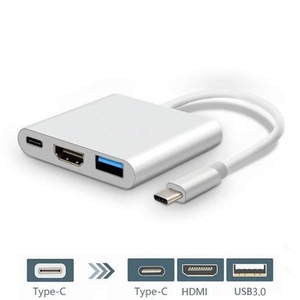 Adaptateur type C vers HDMI en alliage d'aluminium, convertisseur USB C vers HDMI pour ordinateur portable - Product Image 4