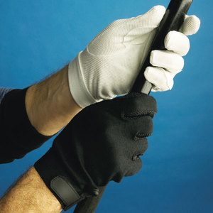 Bông cưỡi ngựa Găng tay với <span class=keywords><strong>PVC</strong></span> chấm cho nam giới và phụ nữ đàn hồi cổ tay chống trượt chống viêm khớp nhiệt trị liệu HMD thương hiệu - Product Image 2