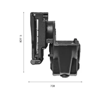 Support de manchon tactique rotatif à 360 degrés, accessoires de ceinture de travail robustes et résistants à l'usure