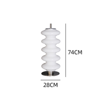 Lampe de sol en verre postmoderne ECOJAS pour usage hôtelier, éclairage LED, salon, chambre, bureau, lampe de table d'angle
