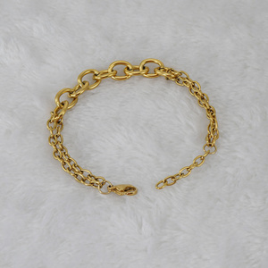 Zogxin O-Chain Bracelet 18K Gold Plated Stainless Steel For Men Women Fashion Jewelry Chain Geometric Design - Product Image 2