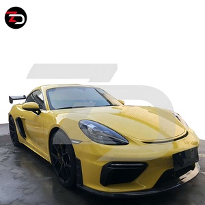 Ventes chaudes Kit carrosserie de style GT4 pour 718 Cayman GTS <span class=keywords><strong>Boxster</strong></span> S avec diffuseur de pare-chocs, scoop latéral et lèvres de jupe latérale - Product Image 1