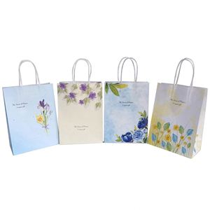 KM Custom Printed <b>Gift</b> <b>Bags</b> Kraft Paper <b>Large</b> Size With Handles Eco Friendly Wholesale Factory Direct Stock Available - Product Image 1