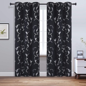 <span class=keywords><strong>Rideaux</strong></span> de luxe européens imprimés, occultants en feuille <span class=keywords><strong>d</strong></span>'aluminium, gris <span class=keywords><strong>pour</strong></span> adolescents enfants <span class=keywords><strong>chambre</strong></span> à coucher, salon, ensembles de panneaux de fenêtre - Product Image 6