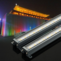 Luz Lineal LED para Iluminación de Fachadas de Edificios, Montaje Rápido, IP66 Impermeable, 12W DC24V, Alto Brillo 1200LM, Garantía de 3 Años