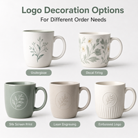 Juego de Tazas y Platos de Porcelana para Café, Elegante, con Logotipo Personalizado, para Hotel, Banquete, Restaurante, Venta al Por Mayor, MOQ Flexible