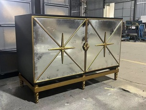 Moderne Eenvoudige Gouden Marmeren Consoletafel Van De Foshan-Fabriek, Nieuwe Antieke Meubelsupermarkt Gespiegeld Nieuwe Moderne, Eenvoudige Gouden - Product Image 2