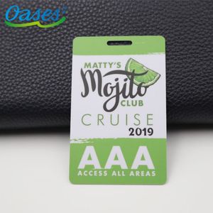 การพิมพ์รูปร่างแบบกําหนดเองพลาสติก Vip <span class=keywords><strong>Pass</strong></span> นามบัตรนิทรรศการกิจกรรมป้ายผ่านพร้อมเชือกเส้นเล็กสําหรับกิจกรรม - Product Image 2