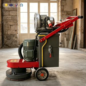 Meuleuse à béton professionnelle autoportée avec système d'aspiration intégré pour la rénovation et le meulage des sols intérieurs sans poussière - Product Image 6
