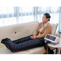 Bottes de massage à compression d'air pour la récupération sportive électrique à 12 chambres, appareil de massage des jambes, machine de physiothérapie