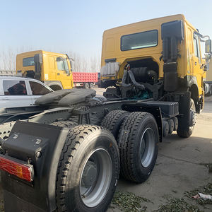 Sinotruk mano derecha HOWO 6X4 Tractor de segunda mano 371 caballos de fuerza bajo kilometraje nuevo vehículo condición suspensión neumática diésel izquierda - Product Image 2