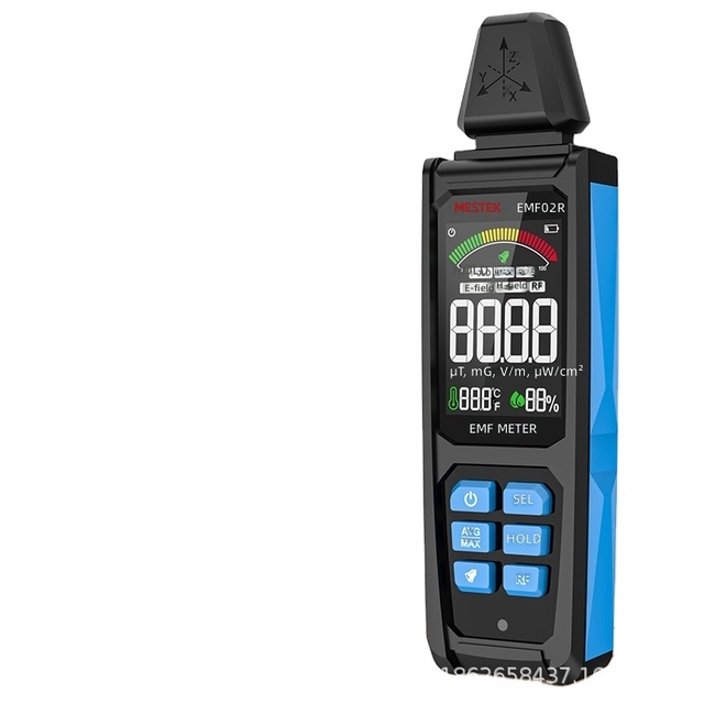EMF02R Handheld Electromagnetic Radiation Detector High-Frequency EMF Meter Radiation Dose for Alarm Device for Home Industrial