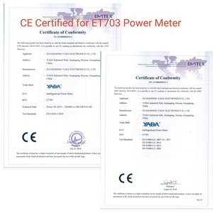 Contatore di Energia Intelligente YADA Serie ET703-M, 220V 380V AC 6A Trifase Classe 0.5S, RS485 Modbus, Ingresso/Uscita Digitale per Data Center - Product Image 4