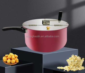 Máquina <span class=keywords><strong>de</strong></span> <span class=keywords><strong>Palomitas</strong></span> Portátil con Olla Antiadherente, Apta para Calentamiento a Gas y Eléctrico, con Manivela Manual - Product Image 6