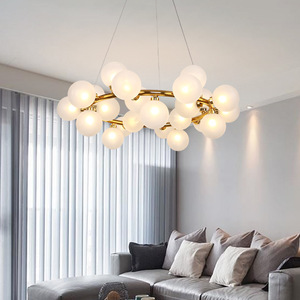 Lámpara Colgante Molecular de Estilo Nórdico Postmoderno, Minimalista, Elegante, de Lujo Ligero, Creativa y Personalizada para el Hogar - Product Image 1