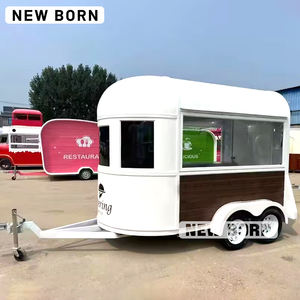 Nouvelle remorque alimentaire en acier inoxydable sur mesure, station de crème glacée et de bonbons, résistante à la rouille, compartiments isolés, personnalisée - Product Image 4