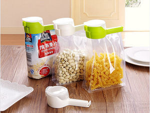 Clip de scellage multifonctionnel Syh430 en gros pour la conservation des aliments, anti-humidité, avec buse de décharge pour sacs en plastique - Product Image 2