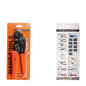 Tools Sn-02c Mini Sleeve Terminal Crimping Pliers High Carbon Steel 23 Awg Front Entry Wire Crimper - Product Image 4