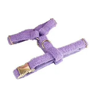 लक्जरी आरामदायक सर्दियों गर्म टेडी फ्लेक्स faux फर नरम पालतू कुत्ते का उपयोग करके पिल्ला कुत्तों के लिए कॉलर पट्टा सेट - Product Image 2