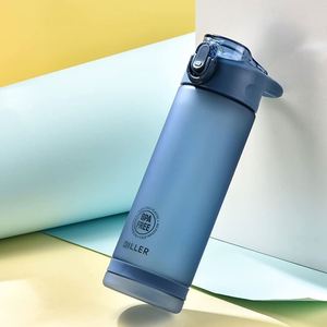 Bouteille d'eau en plastique anti-fuite de 25 oz avec poignée, marqueur de temps et paille – Cadeau idéal pour le fitness, le camping et les activités de plein air - Product Image 4