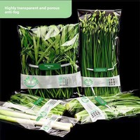 Sacs à légumes réutilisables en BOPP anti-buée avec logo personnalisé en Chine, impression en héliogravure, emballage alimentaire pour carottes