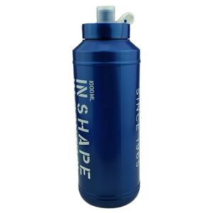 Échantillon gratuit Bouteille d'eau de sport en plastique Triton à large ouverture avec logo personnalisé, design écologique et sans BPA - Product Image 1