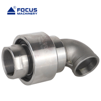 Raccord pivotant en acier inoxydable avec connexion filetée BSP NPT 1/2"-2" – Union universelle haute vitesse et haute pression pour tuyaux d'eau