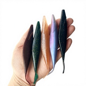 Leurre souple HOWELL Fork Tail, appât souple <span class=keywords><strong>de</strong></span> style américain pour eau salée et eau douce, pour le bar, le <span class=keywords><strong>poisson</strong></span> mandarin, le culter, le <span class=keywords><strong>poisson</strong></span> jaune - Product Image 6