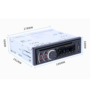 Pioneer 1 Din Car FM Radio RCA Audio Fuente de sonido Disco Lector de tarjetas USB Reproductor de MP3 Función estéreo-Automotriz Multibanda 8169A - Product Image 6