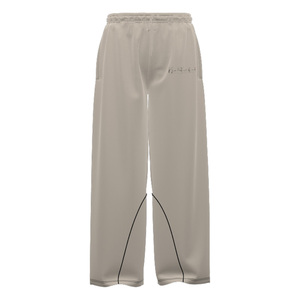 <span class=keywords><strong>Pantaloni</strong></span> da Uomo di Alta Gamma Personalizzati, Gamba Larga Leggera, Vita <span class=keywords><strong>con</strong></span> Coulisse, Cuciture a Contrasto, <span class=keywords><strong>Tasche</strong></span> <span class=keywords><strong>Laterali</strong></span>, Dettagli Ricamati, Vestibilità Comoda - Product Image 3