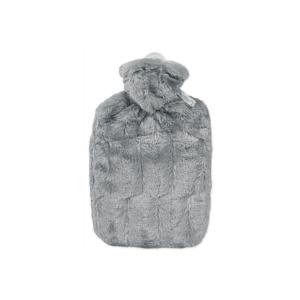 Hugo Frosch Wärmflasche Klassik Hochflor-Flauschbezug 1,8 l grau - Product Image 1