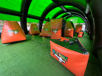 Arène de paintball gonflable de haute qualité, vente chaude, dôme portable, tente de paintball