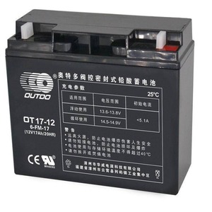 Outdo Ot17 12 12V 17Ah แบตเตอรี่ VRLA สำหรับระบบรักษาความปลอดภัย - Product Image 1