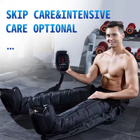 Bottes de compression à air pour la circulation, système de thérapie par pression, récupération, 8 chambres, bottes de massage à compression réfrigérante, taille réglable